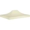 Proginės palapinės stogas, kreminės spalvos, 4,5x3m, 270 g/m²