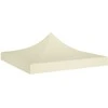 Proginės palapinės stogas, kreminės spalvos, 2x2m, 270 g/m²