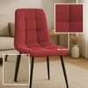 Mville Valgomojo kėdė CLP Antibes, velvetinė (bordo)