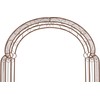 Mville „Rose Arch Alessia“, antikinė ruda