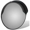 Sferinis kelio veidrodis, juodas, 30cm, PC plastikas, laukui
