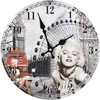 Sieninis laikrodis, 30cm, vintažinio dizaino, su Marilyn Monroe
