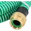 Siurbimo žarna su žalvarinėmis jungtimis, žalia, 1,1", 20m, PVC