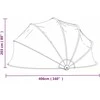 Skliautas baseinui, 406x203cm, PVC, apskritas