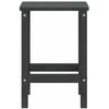 Sodo Adirondack staliukas, antracito spalvos, 38x38x46cm, HDPE
