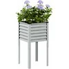 Sodo lovelis, 45x45x88cm, galvanizuotas plienas