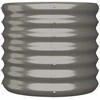Sodo lovelis, pilkas, 40x40x36cm, plienas