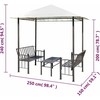 Sodo paviljonas su staliuku ir suoliukais, 2,5x1,5x2,4m