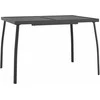 Sodo stalas, antracito, 110x80x72cm, plienas, tinklelis