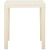 Sodo stalas, baltos spalvos, 79x65x72cm, plastikas