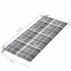 Sodo suoliukas su pagalvėle, 120cm, bambukas (41504+314085)