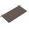 Sodo suoliukas su taupe spalvos pagalvėle, 112cm, tikmedis
