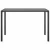 Sodo valgomojo stalas, antracito, 110x54x70cm, plienas