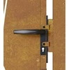 Sodo vartai, 105x80cm, corten plienas, žolės dizaino