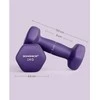 Songmics 2 violetinės spalvos hantelių rinkinys