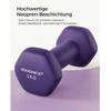 Songmics 2 violetinės spalvos hantelių rinkinys