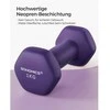 Songmics 2 violetinės spalvos hantelių rinkinys