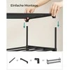 Songmics 3 lygių metalinė batų lentyna 30 x 116 x 55 cm, sukraunama viena ant kitos