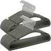 Songmics 50 drabužių pakabų rinkinys 43 x 21 cm pilkos spalvos