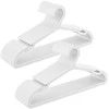 Songmics 50 plastikinių pakabų rinkinys 41,7 cm pločio debesų balta