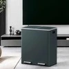 Songmics Atliekų dėžė 60 litrų (2 x 30 L) Pilka