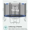 Songmics Batutas Ø 366 cm juodai mėlynas