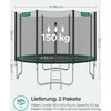 Songmics Trampolin Ø 366 cm juodas-grün
