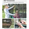 Songmics Trampolin Ø 366 cm juodas-grün