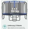 Songmics Trampolin 366 cm dunkelblau