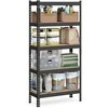 Kodustaar Songmics Didelio atsparumo lentyna su 5 lentynomis 30 x 75 x 150 cm juoda