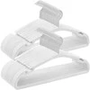 Songmics Drabužių pakabų rinkinys, 50 vnt. 43 x 21 cm, debesų baltumo