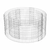 Songmics Gabionas Ø 90 cm, aukštis 40 cm