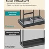 Songmics Juvelyrinių dirbinių stendas metalinis rėmelis dovanų idėja juodas