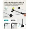 Songmics Lauko aptvaras su baltomis plastikinėmis grindų plokštėmis