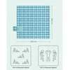Songmics Picknickdecke 200 x 200 cm wasserdicht grün-blau