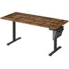 Songmics Reguliuojamo aukščio elektrinis stalas 60 x 160 x (72-120) cm