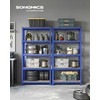 Songmics 2 sandėliavimo lentynų komplektas 180 x 90 x 40 cm mėlyna