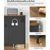 Songmics Sandėliavimo spintelė vintage ruda-juoda