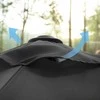 Songmics Skėtis 200 cm pilkos spalvos