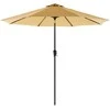Songmics Skėtis Ø 270 cm Taupe