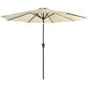 Songmics Skėtis Ø 300 cm Taupe