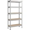 Kodustaar Songmics Stiprios konstrukcijos lentyna su 5 lentynomis 30 x 75 x 150 cm sidabrinė