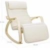 Kodustaar Songmics Supamasis krėslas beržo mediena smėlio spalvos