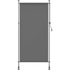 Songmics Vertikali reguliuojamo aukščio markizė 120 x (220-300) cm antracito pilkos spalvos