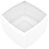 Šoninis staliukas, baltos spalvos, 54x54x36,5cm, plastikas
