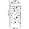 Stovai vijokliniams augalams, 3vnt., juodi, 40x100cm, geležis