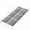 Sulankstomas sodo suoliukas su pagalvėle, 118cm, bambukas