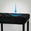 Mville Sėdimoji sofa Polson Velvet Juodas 120 cm