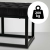 Mville Sėdimoji sofa Polson Velvet Juodas 120 cm