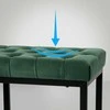 Mville Sėdimoji sofa Polson Velvet Juodas 120 cm